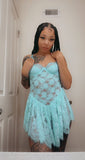 Sexy lace dress.